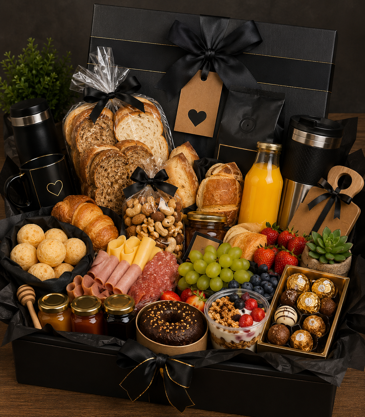 Cesta Suprema Gourmet – Linha Black Edition